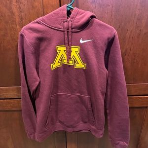 Mens Nike Minnesota Golden Gophers Logo Hoodie, Size: Small